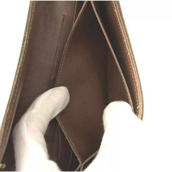 Authentic Louis Vuitton Monogram Porte Feuille Accordion Bifold Long Wallet - Picture 7 of 8